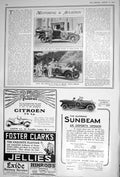 Old 1922 Sir Otto Lady Beit Trewin Water Napier Motor Car Prince Wale 20th
