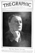 Antique Old Print 1922 Portrait Viscount Northcliffe Diana Randolph Churchill