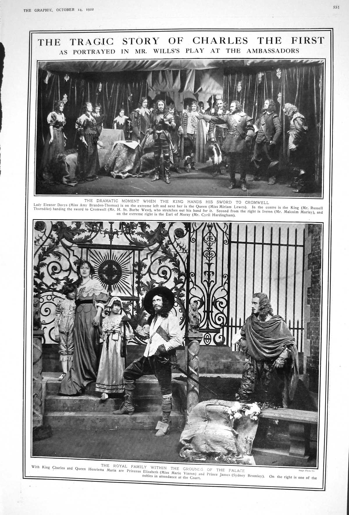Old 1922 King Charles Willis Theatre Vinton Bromley West Lewes Tully 20th