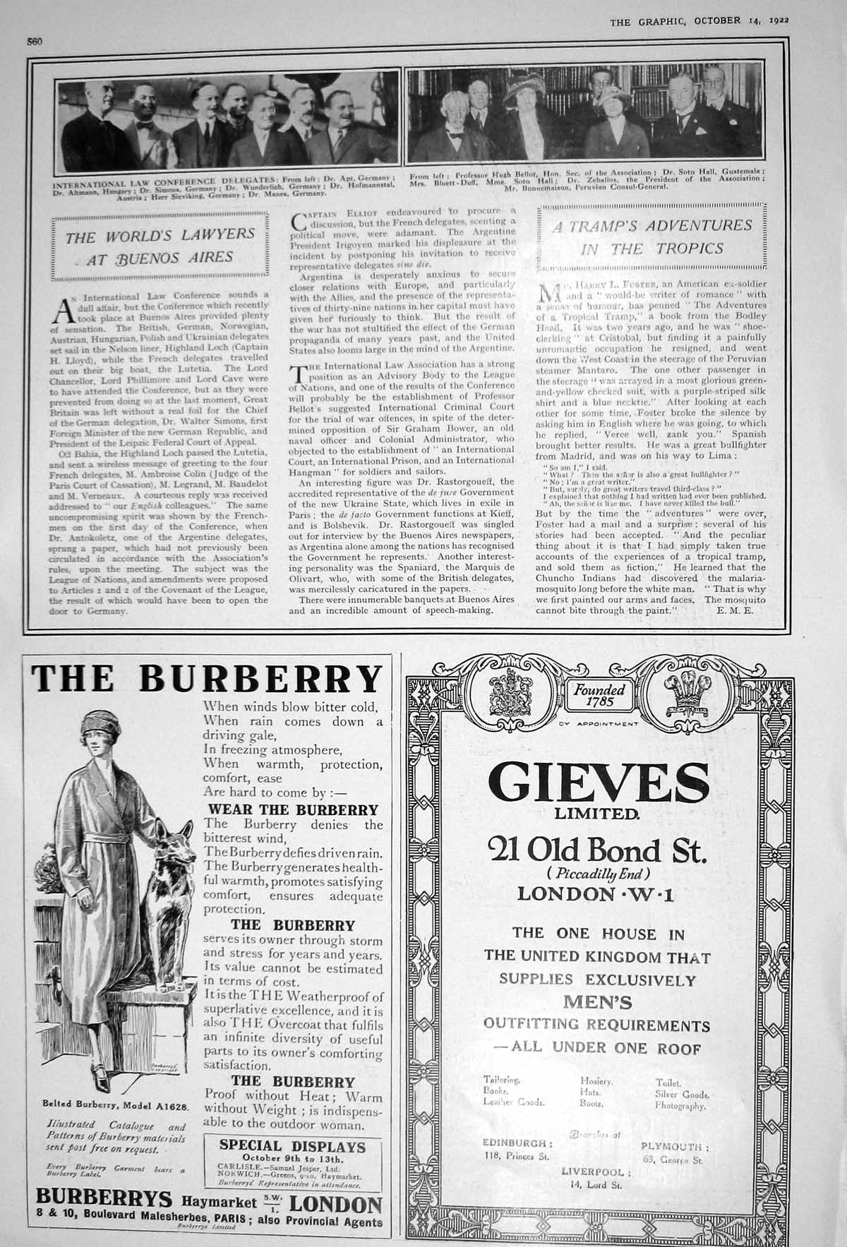 Old 1922 Law Conference Delegates Altmann Simons Mances Hall Bluett-D 20th