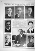 Old 1922 Lloyd-Greame Hogg Bonar Law Sanders Curzon Novar Peel Baldwi 20th