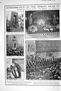 Old 1922 Armistice King George Cenotaph Garde Nord Albert Paddington 20th