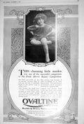 Old Print 1922 Adveritsement Ovaltine Tonic Food Beverage Wander Cowcross 20th