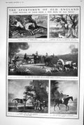 Old 1922 Sportsmen England Horses Duke Lennox Hunting Fashion Evening 20th