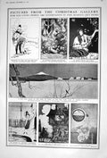 Old 1922 Christmas Scenes Cherry Blossom Indian Squaw Long-Eared Owl 20th