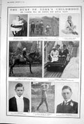 Old 1923 Duke York Childhood Sportsman Naval Army Officer Cambridge P 20th