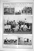 Old 1923 Sport Football Golf Rugby Hockey Lakeland Otter Devotees Hor 20th