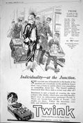 Antique Old Print 1923 Twink Clean Dye Lever Brothers Limited Port Sunlight
