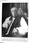 Old Print 1923 Chief Pastor English Church Davidson Randall Lord Dunsany 20th