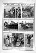 Old 1923 Sport Waterloo Cup Hurst Park Horses Dogs Kensington Square 20th