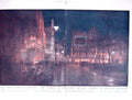 Old 1923 London Lights Drawing Leicester Square Wren Christopher Flem 20th