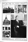 Old 1923 Canadas Parliament Ottawa Buildings Prime Minister Portraitu 20th