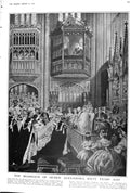 Old 1923 Queen Alexandra Marriage Wedding Dress Bridgegroom Bride Pri 20th
