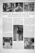 Old 1923 Italian Art Treasures Restored Austria John Haig Whisky Club 20th