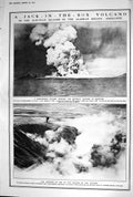 Old 1923 Volcano Aleutian Islands Bogoslop Eruption Lambing Fox Pine- 20th