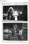 Old 1923 Place De La Concorde Petit Palais Champs-Elysees Fashion Fri 20th