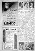 Old 1923 Lemco Criterion Theatre Lilac Time Lifebuoy Soap Advert Dora 20th