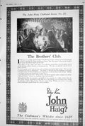 Antique Old Print 1923 John Haig Clubmans Whisky Brothers Club Land Series 25