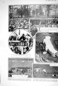 Old 1923 Footerloo Wembley King Duke Devonshire Crowd Invading Ground 20th
