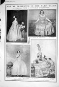 Old 1923 Francesita Portraits Rigaud Perichole Beetle Damage Death Wa 20th