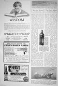 Old 1923 Wrights Soap Vichy-Celestins Lawn Mower Motor Enduring Flask 20th