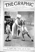 Old 1923 Queen Italian Boys Kissed Hand Mary Lady Stevenson Patrizi B 20th