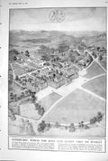 Old 1923 Sandhurst Drawing Woodward Kenya Work Carpenters Native Kiku 20th