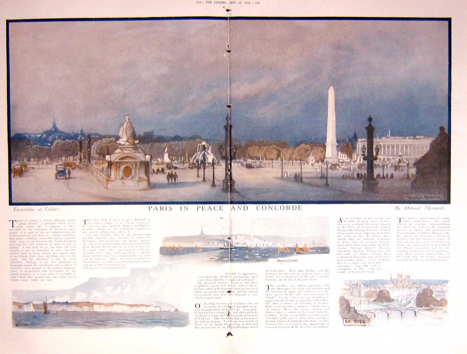 Old 1923 Drawing Maxwell Sir John Dering Anna Christie Strand Theatre 20th