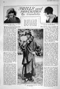 Old 1923 Frills Frivolities Candida Fashion Frilled Coat Genevieve Fe 20th