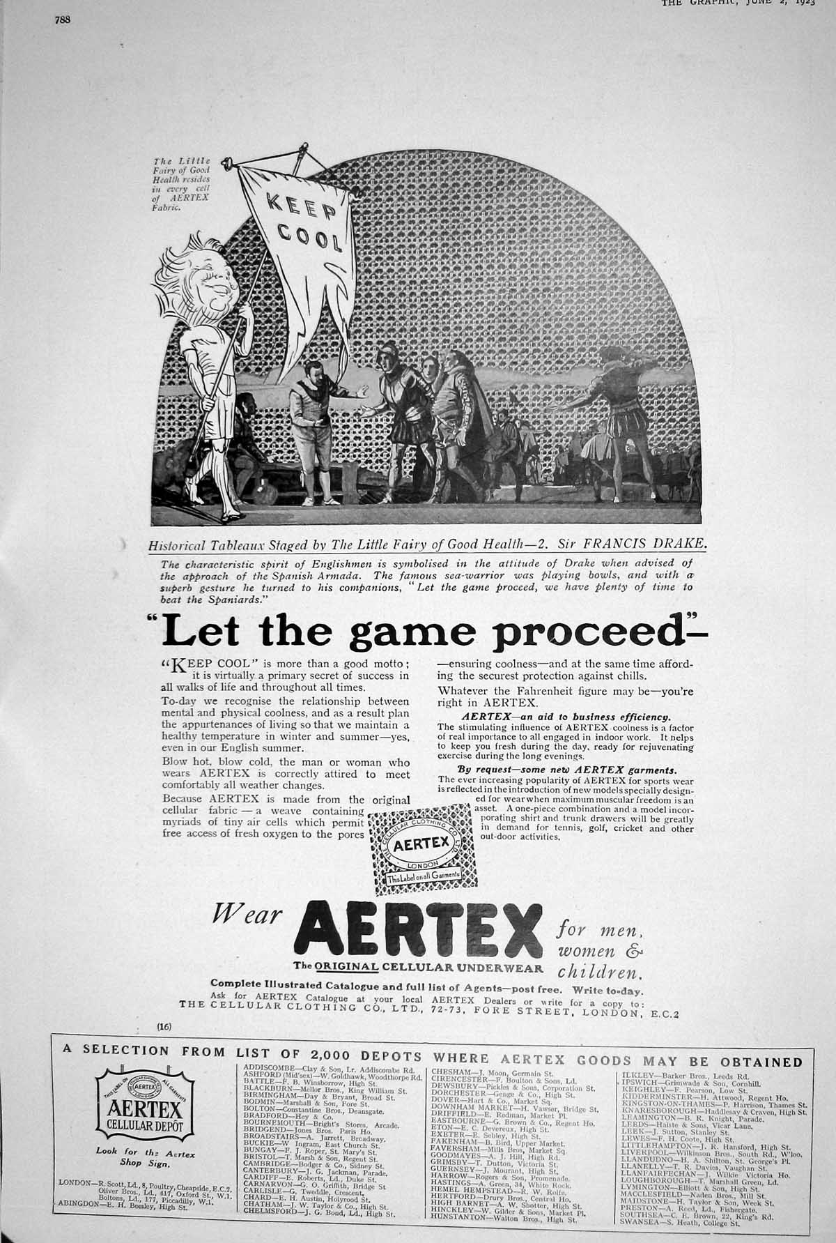 Antique Old Print 1923 Aertex Cellular Underwear Lifebuoy Soap Lever Brothers