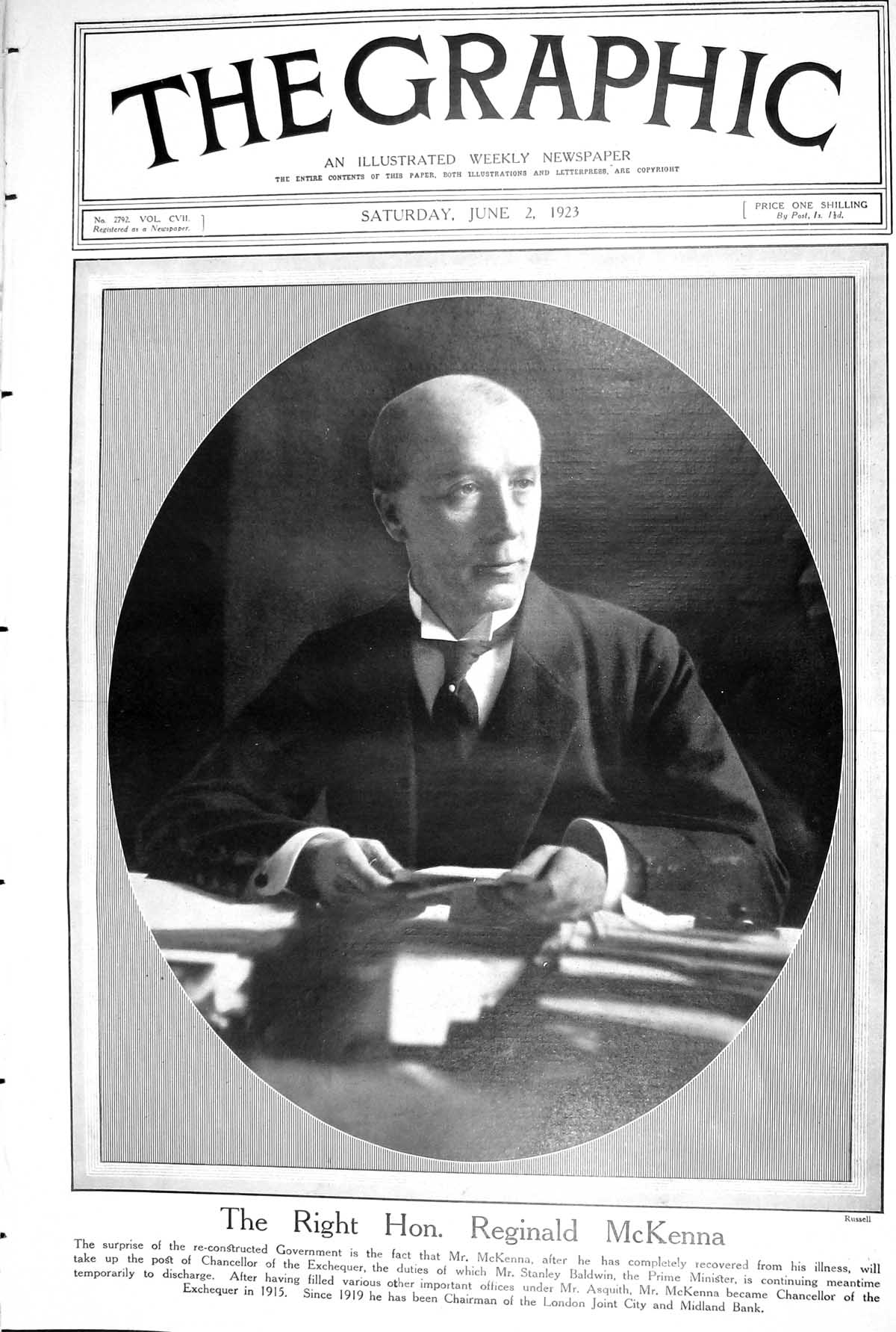 Old 1923 Reginald Mckenna Photograph Lady Angela Forbes Bradley Visco 20th