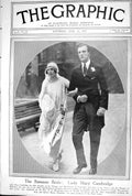 Old 1923 Summer Bride Lady Mary Cambridge Wedding Rose Petals Royal L 20th