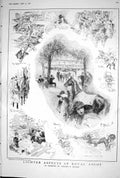 Old 1923 Royal Ascot Elcock Drawings Horse Flight Problems Show Ballo 20th