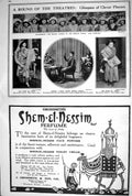 Old 1923 Grossmiths Perfume Theatre Clever Players Buchanan Black Whi 20th