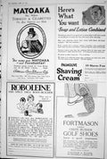 Old 1923 Advert Tobacco Cigarettes Matoaka Palmolive Shaving Robolein 20th