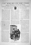Old 1925 Portable American Side-Car Cell Wolfe Statue Map London Traf 20th