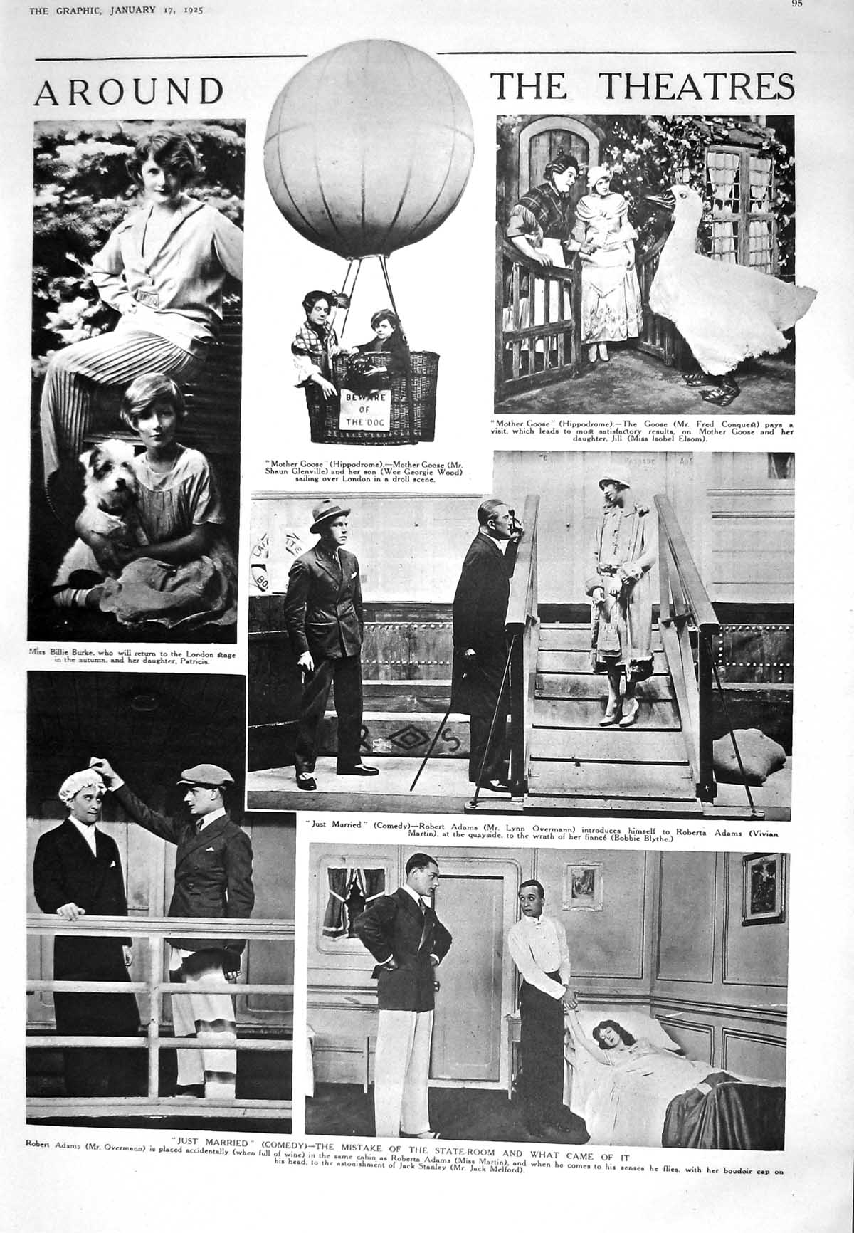 Old 1925 Theatre Adams Burke Glenville Cannes Golf Club Chana Orloff 20th