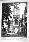 Old 1925 Christ Church Oxford Tom Tower Parliament Fisher Arthur Pons 20th
