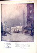 Old 1925 Canadian Government Offices London Africa Artist Bennett Edw 20th