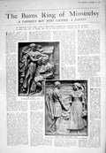 Antique Print 1925 Germany GDigging Historic Cards Burns Highland Mary Marg