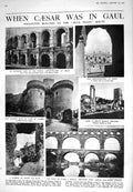 Old 1925 Roman Amphitheatre Arles Nimes Theatre Pont Gard Gardon Ladi 20th
