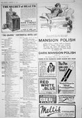 Antique Old Print 1925 Mansion Polish Waterman Fountain Pen Meltis Chocolates