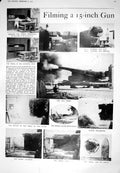 Old 1925 15-Inch Gun War Shell Photograph Steel-Maitland Colonel Walt 20th