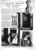 Old 1925 Dickens Museum London Pickwick Arabella Allen Doughty Theatr 20th
