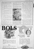 Old Print 1925 South African Romance Bols Sanitas Fluid Buchanans Whisky 20th