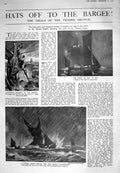 Old 1925 Thames Drudge Southend Lifeboat Maplin Lighthouse Ladies Fas 20th