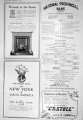 Antique Old Print 1925 National Provincial Bank Carron Castell Faber Pencils