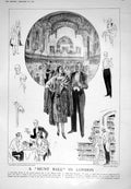 Old 1925 Hunt Ball London Pegasus Club Radiological Laboratory X-Ray 20th