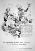 Antique Old Print *6048 1925 John Walker Scotch Whisky Kilmarnock Scotland