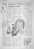 Old 1925 Ladies Fashion Dresses Vionner Peacock Coat Dina Paquin Para 20th